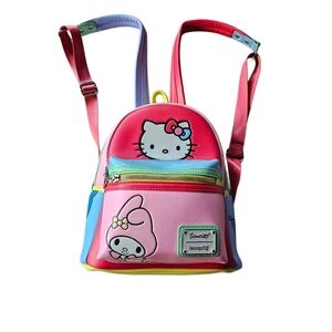 Loungefly Sanrio Hello Kitty My Melody Pastel Mini Backpack